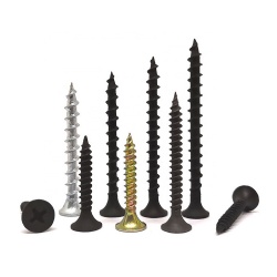 Bugle Head Drywall Screws Self-Tapping Screws Black Phosphated Coarse Thread Gypsum Board Tornillos Drywall Screw